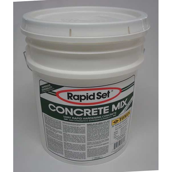Rapid Set Concrete Mix, Pail, Gray, Concrete Mix - GRA-RSCM-60