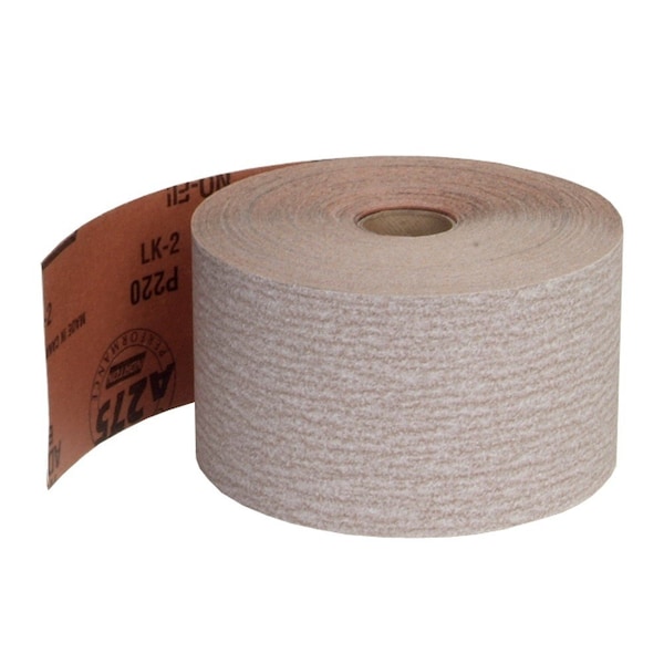 Norton Co MULTISAND SHEET ROLL-Stick & Sand A275, Size: 2-3/4in. x30/45 yds sheet roll, GRIT: P220B - 662611-31686