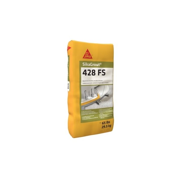 Sika SikaGrout 428FS - High Performance Fast Setting Non-Shrink Cement Grout 65lb Bag - 188027