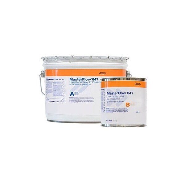 Sika SikaFlow-647 Liquid Epoxy Grout for Pressure or Gravity Application 2.5 Gallon Kit - 810331