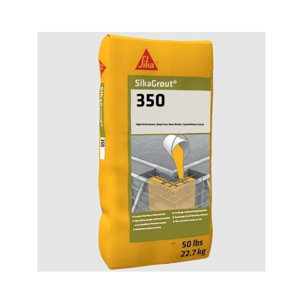 Sika SikaGrout 350 High Performance, Deep Pour, Non-Shrink, Cementitious Grout 50lb Bag - 649444