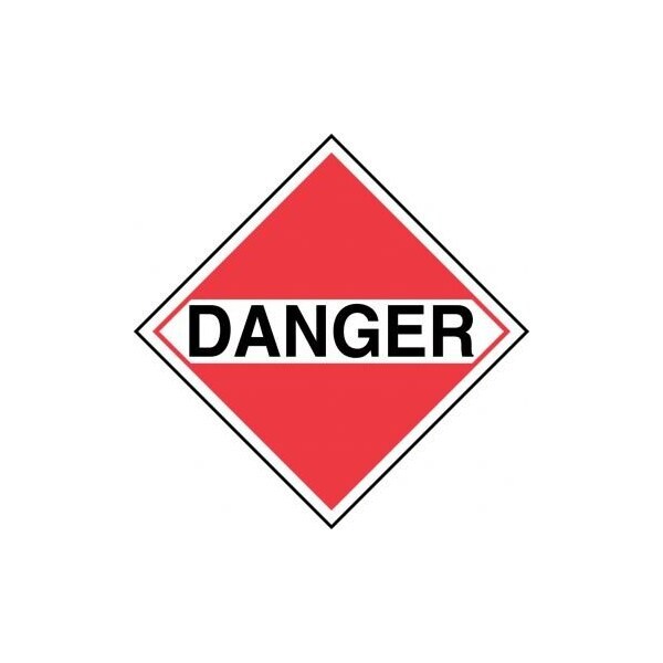 Accuform TDG PLACARD DANGER 273MM X 273MM 10 TCP951VS25 - TCP951VS25