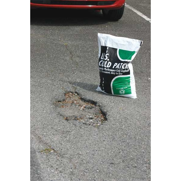 Sakrete US Cold Patch Permanent Pothole Repair, 50 lb Bag, Recycled Asphalt Mix, 1 Pk - 60450007