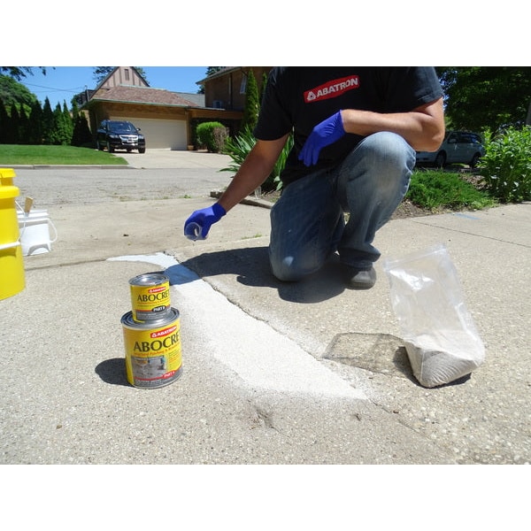 Abatron Concrete Repair Compound, Abocrete Series, Gray, 40 lb, Pail, 4:01 Mix Ratio, 5 hr Functional Cure - ACKR LIGHT GRAY