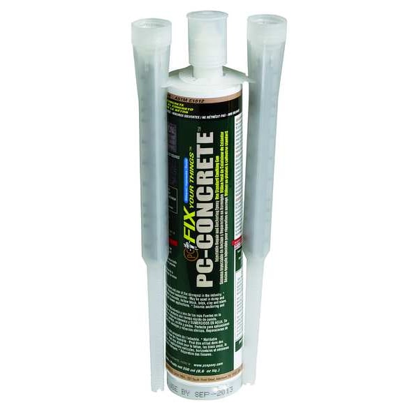 Pc Products Crack Filler, 8 oz, Cartridge, PC-Concrete, Gray - 072561
