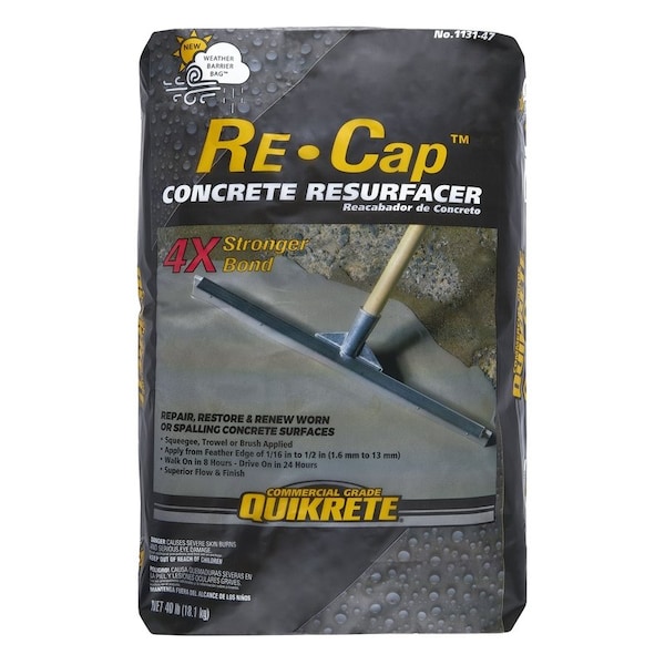 Quikrete Quikrete Re-Cap Concrete Resurfacer 40 lb Gray - 113147