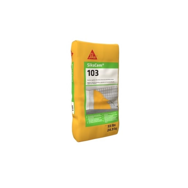 Sika Sikacem 103 1-component Spray-Applied Silica Fume Enhanced Repair Mortar 55lb Bag - 91076