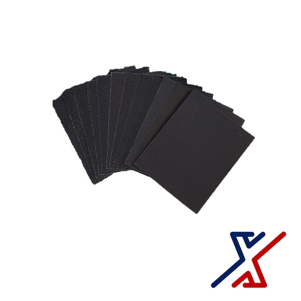 X1 Tools 120 Grit Premium Wet & Dry Sandpaper 4-1/2 in. x 5-1/2 in. Sheet 100 Sheets by X1 Abrasives - X1E-CON-SAN-WDP-P0120-QSX100