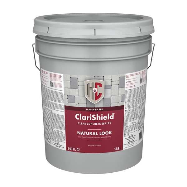 H&C Sealer, Pail, Clear, 100 to 150 sq ft/gal Coverage - 50.100215-20