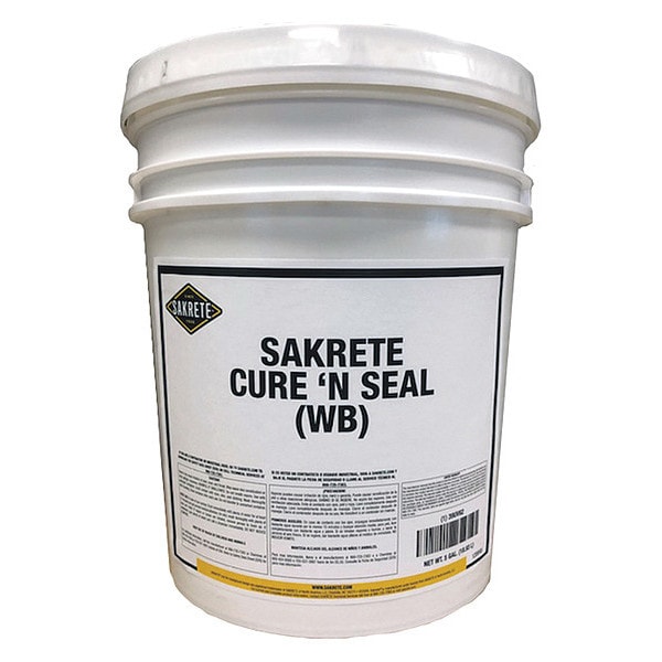 Sakrete Concrete Sealer, Pail, Clear, Cure & Seal - 120045
