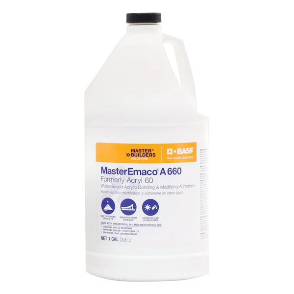 Acryl 60 BASF MasterEmaco A660 White Bonding Primer 1 gal - RACRYL601G