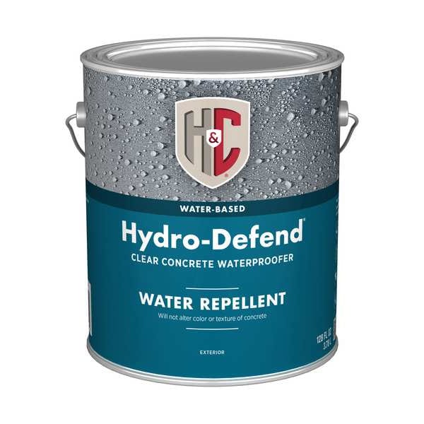 H&C Concrete Dustproofer Floor Sealer, Matte Finish, Clear, Water Base - 50.154154-16