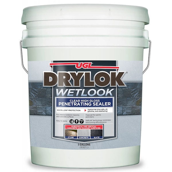 Drylok Drylok Clear Latex Concrete and Masonry Sealer 5 gal - 28915