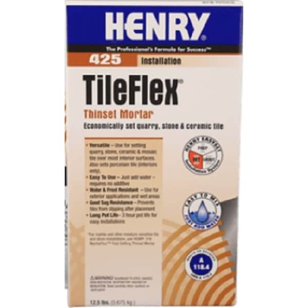 Henry Henry 425 TileFlex Thinset Mortar - White MORTAR WHITE 40LB - 425 40LB