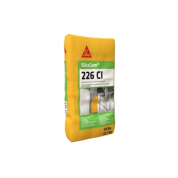 Sika Sikacem 226 CI High-Performance Repair Mortar for Wet Spray Application 50lb Bag - 561878