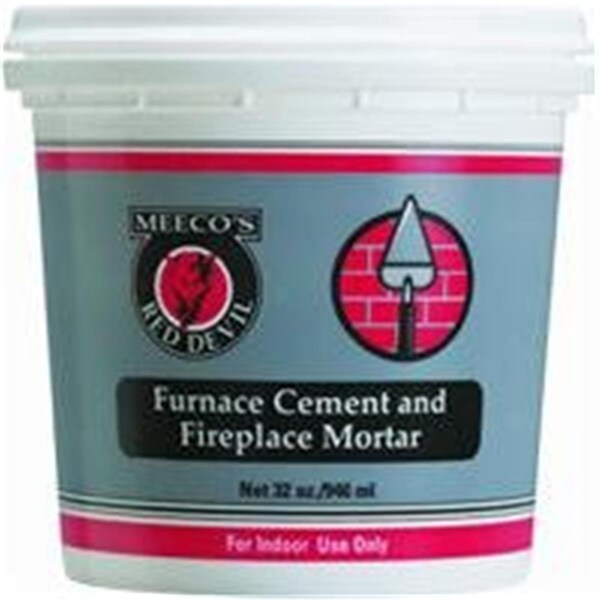 Meeco Manufacturing Meeco Manufacturing 1354 Furnace Cement & Mortar Quart - Gray - 1354