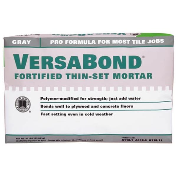 Custom Building Products Custom Building Products 50 Lb Gray VersaBond Fortified Thin-Set Mortar  MTSG50 - 10186303840
