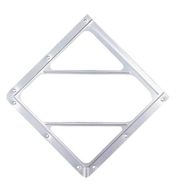 Brady Vehicle Placard Holder, Aluminum, 10 3/4 in W x 10 3/4 in H - 60141