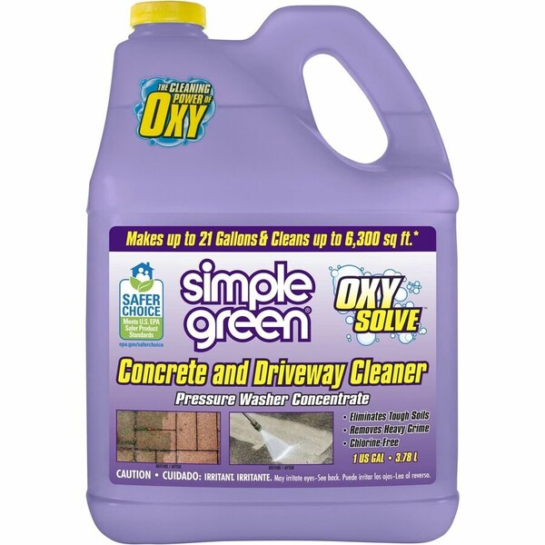 Simple Green OxySolve Concrete & Driveway Cleaner Concentrate, 128 fl oz, 4PK - 18233