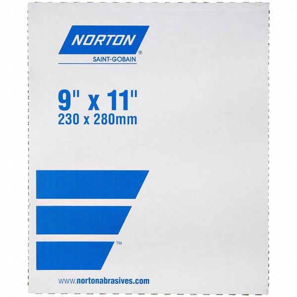 Norton Abrasives Sheet, Grit P150, 11" L, 9" W - 66261181505