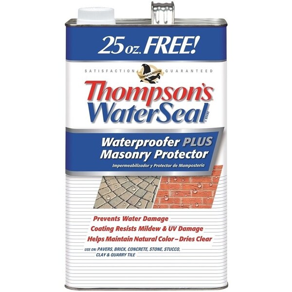 Thompsons Waterseal Masonry Protector, Clear, 1.2 gal - TH.023111-03