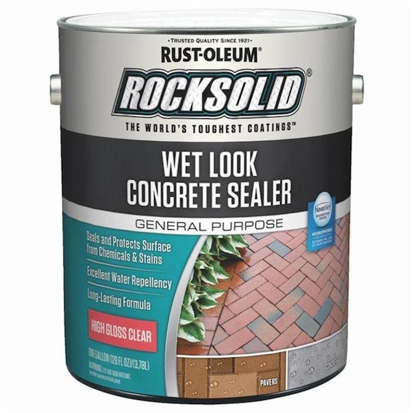 Rocksolid Gal Rust-Oleum Clear Wet Look Concrete Sealer - 317927