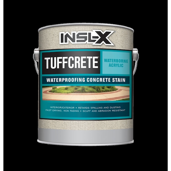Insl-X By Benjamin Moore Insl-X TuffCrete Gray Pearl Water-Based Acrylic Waterproofing Concrete Stain 1 gal - CST2308099-01