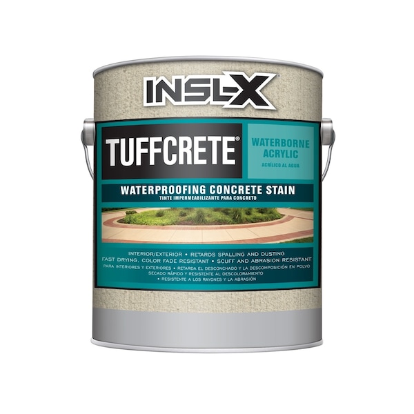 Insl-X By Benjamin Moore Insl-X TuffCrete White Water-Based Acrylic Waterproofing Concrete Stain 1 gal - CCST211099-01