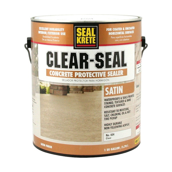 Seal-Krete Seal-Krete Satin Clear Concrete Sealer 1 gal - 604001
