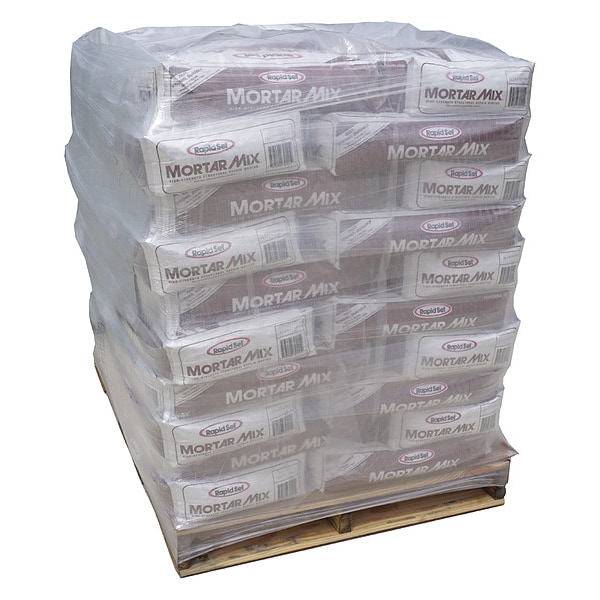 Je Tomes Mortar, Gray, 55 lb, 28 day Full Cure Time, 300 sq ft @ 1 in - PAL-RSMM-55