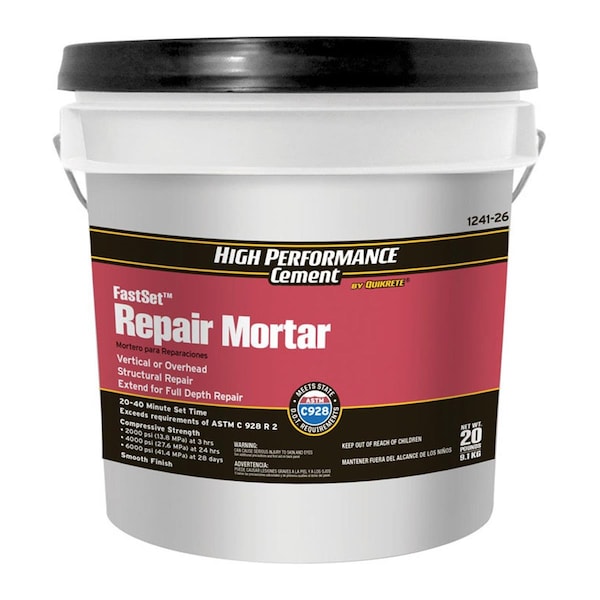 Quikrete 20 lbs Gray Repair Mortar - QU6627