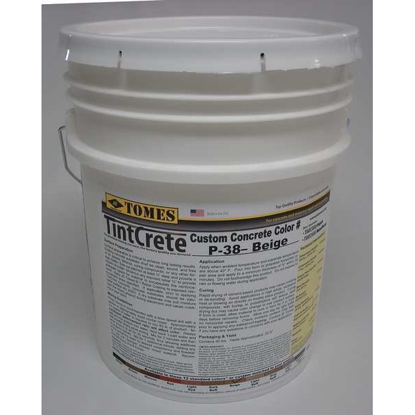 Tintcrete Concrete Mix, 65 lb, Pail, Gray, 1 day Full Cure Time - GRA-P38-1210