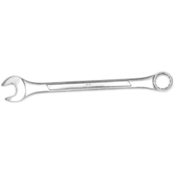 Dendesigns Llave Combinada de Cromo de 1 pulg., con Extremo de Caja de 12 Puntos, Panel Elevado, 12.75 pulg. de Largo - DE2438433