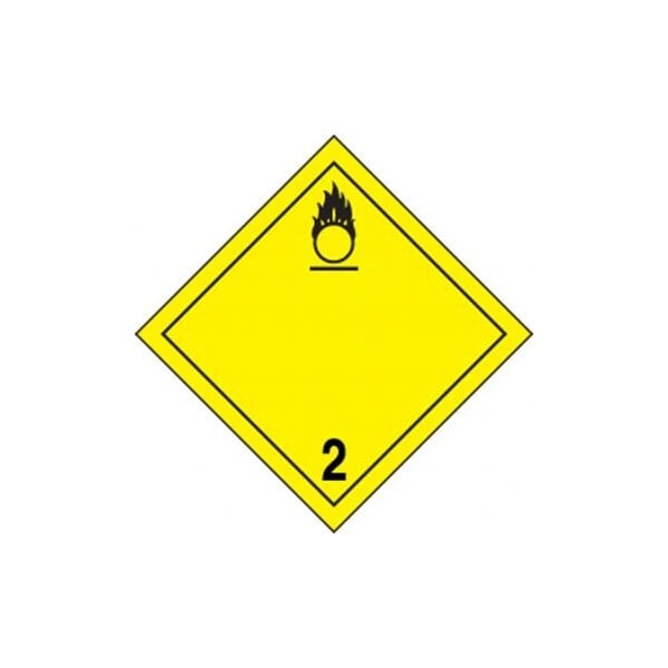 Accuform TDG PLACARD CLASS 2 273MM x 273MM TCP208FV25 - TCP208FV25