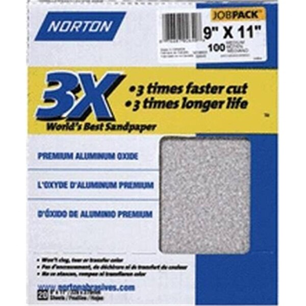 Norton Co 2623 9 x 11 in. 400 Grit Sandsheet - NO327273