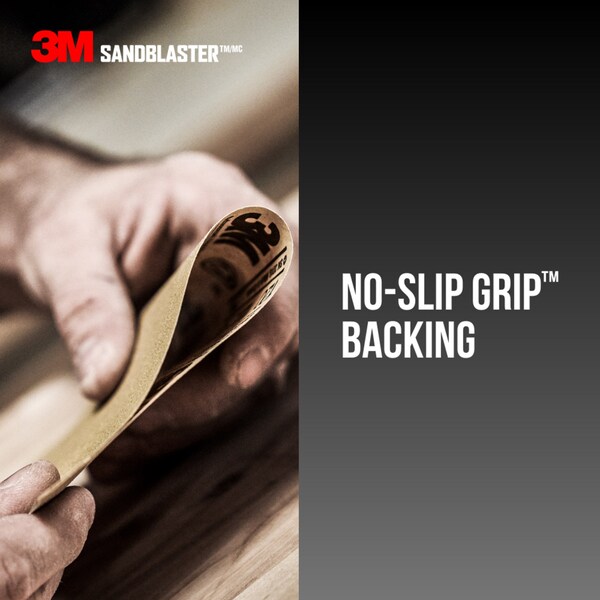 3M 3M Advanced Sanding Sheets w/NO-SLIP GRIP Backing 30320-G-15, 9 in x 11 in, 320 Grit, 5PK - 30320ES-15-G