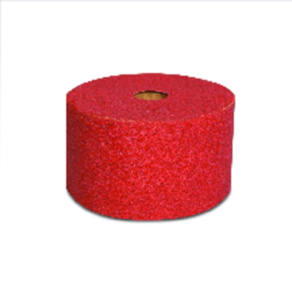 3M 3M Red Abrasive Sheet Roll, 01688, P80, 2-3/4 in x 25 yd, D weight, 6PK - 316U