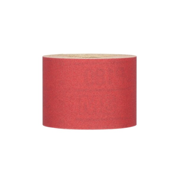 3M 3M Red Abrasive Sheet Roll, 01688, P80, 2-3/4 in x 25 yd, D weight, 6PK - 316U