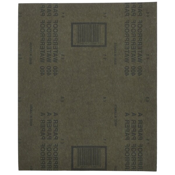 Norton Co 0 Sanding Sheet, 9 in L, 11 in W, 400A Grit, Super Fine, Aluminum Oxide Abrasive - 1224