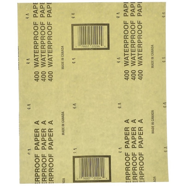 Norton Co 0 Sanding Sheet, 9 in L, 11 in W, 400A Grit, Super Fine, Aluminum Oxide Abrasive - 1224