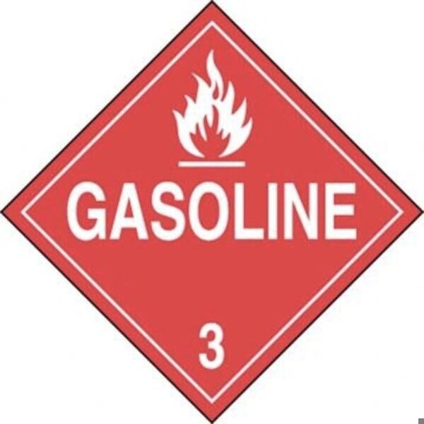 Accuform DOT PLACARD HAZARD CLASS 3  MPL303FV1 - MPL303FV1