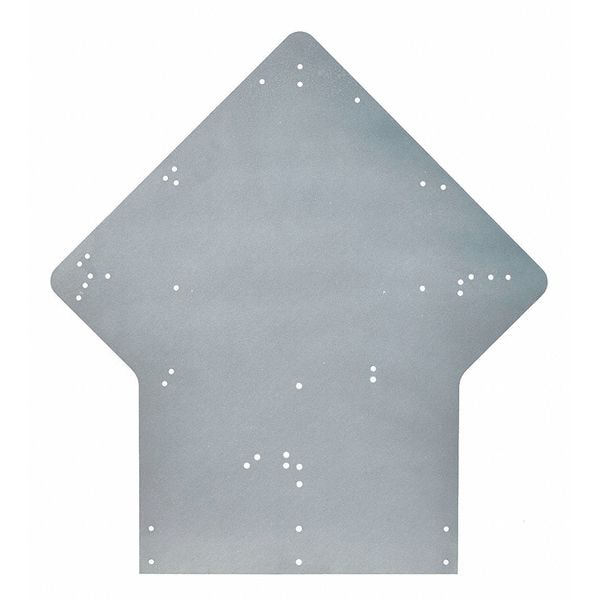 Jj Keller Vehicle Placard Holder, Aluminum Alloy, 19 in W x 19 1/8 in H - 50903