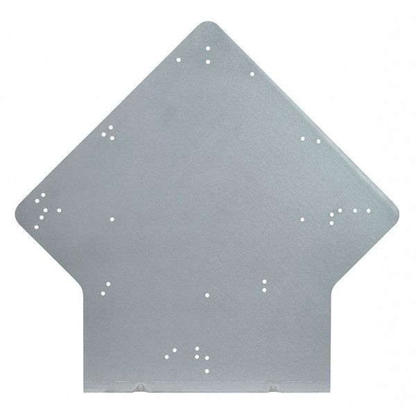 Jj Keller Vehicle Placard Holder, Aluminum Alloy, 19 in W x 21 7/8 in H - 50902