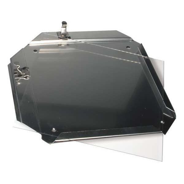 Ghs Safety Vehicle Placard Holder, Aluminum, 10 3/4 in W x 10 3/4 in H - PH227