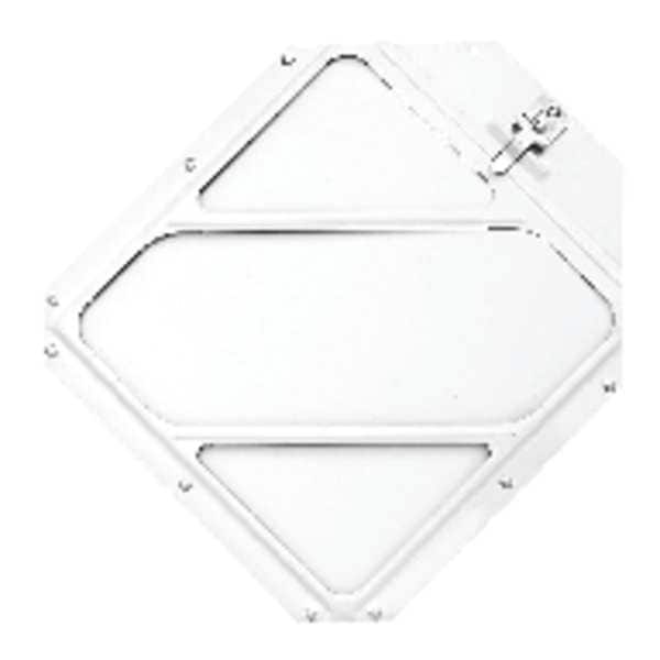 Labelmaster Vehicle Placard Holder, Aluminum, 12 1/2 in W x 14 1/8 in H - 80SMW4CC97