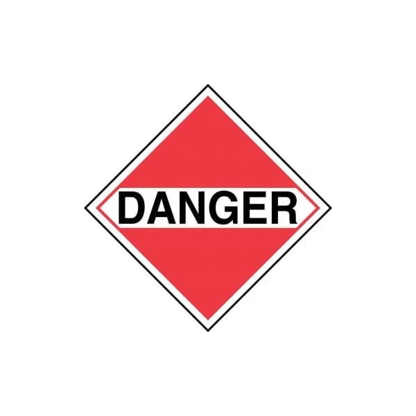 Accuform TDG PLACARD DANGER 273MM x 273MM 10 TCP951VP1 - TCP951VP1
