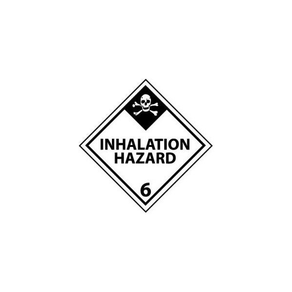 National Marker Co DOT Placard - Inhalation Hazard 6 - DL135R