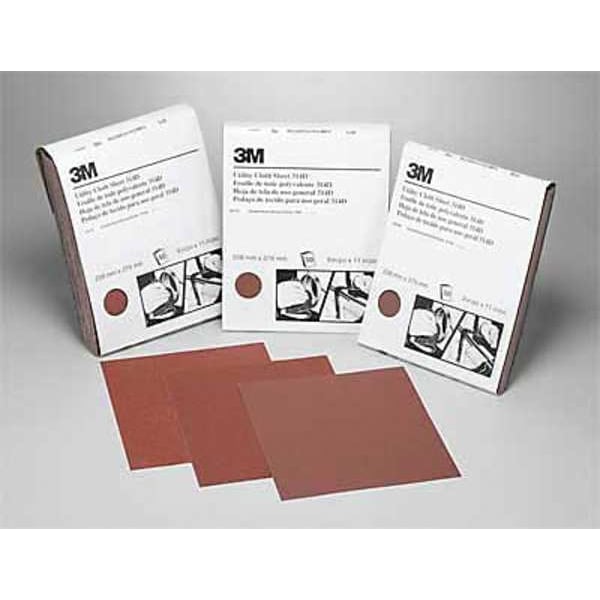 3M Sanding Sheet, 11x9 In, 50 G, AlO, PK250 - 7000118496
