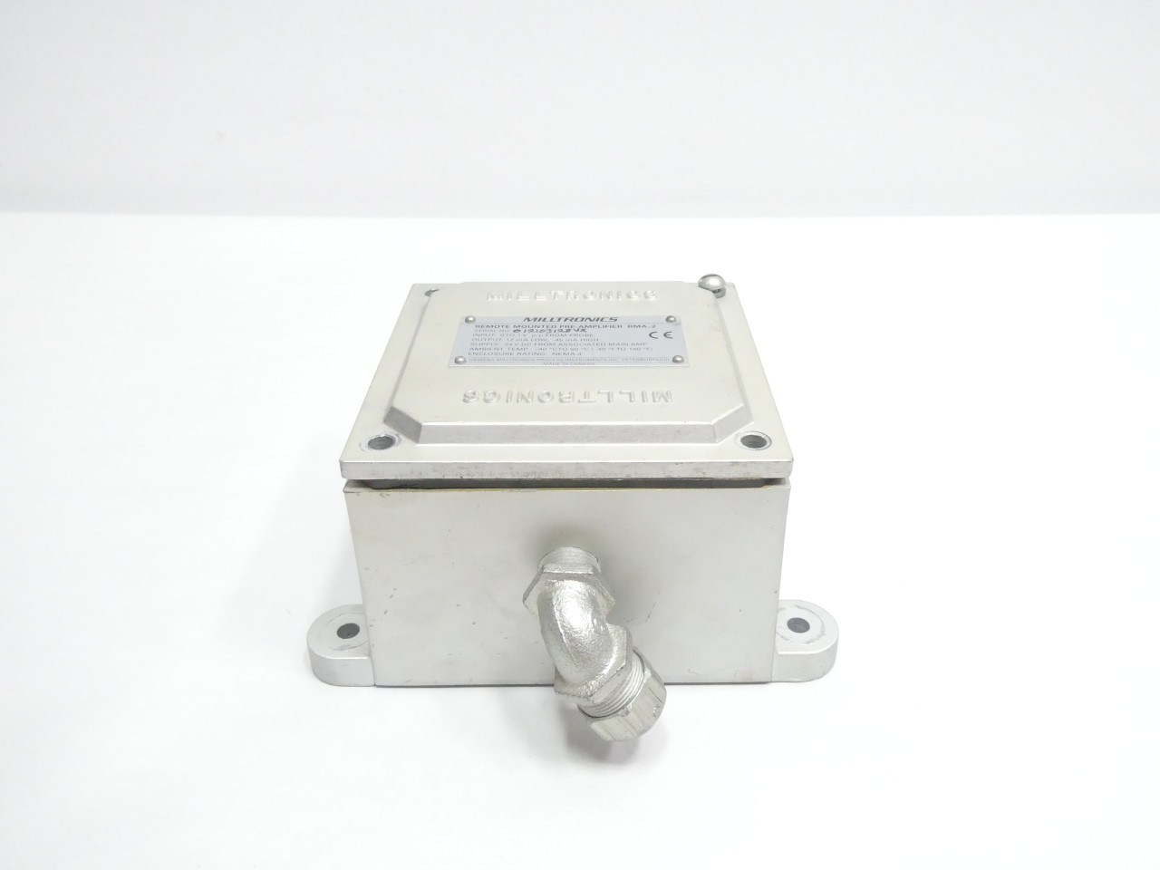 MILLTRONICS RMA-2 REMOTE MOUNTED PRE-AMPLIFIER 0 TO 1V 24V-DC TEST EQUIPMENT