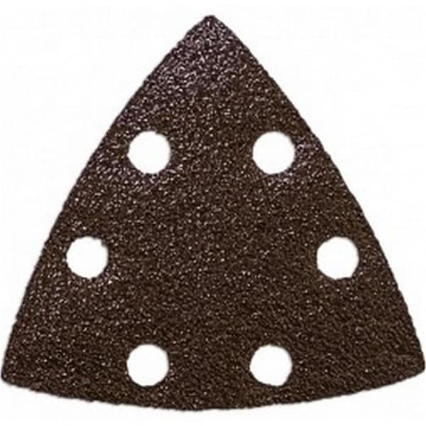 Imperial Blades One Fit 80 Grit Tri Sand Paper With Vacuum Holes, 5PK - IBOTSPH80-5